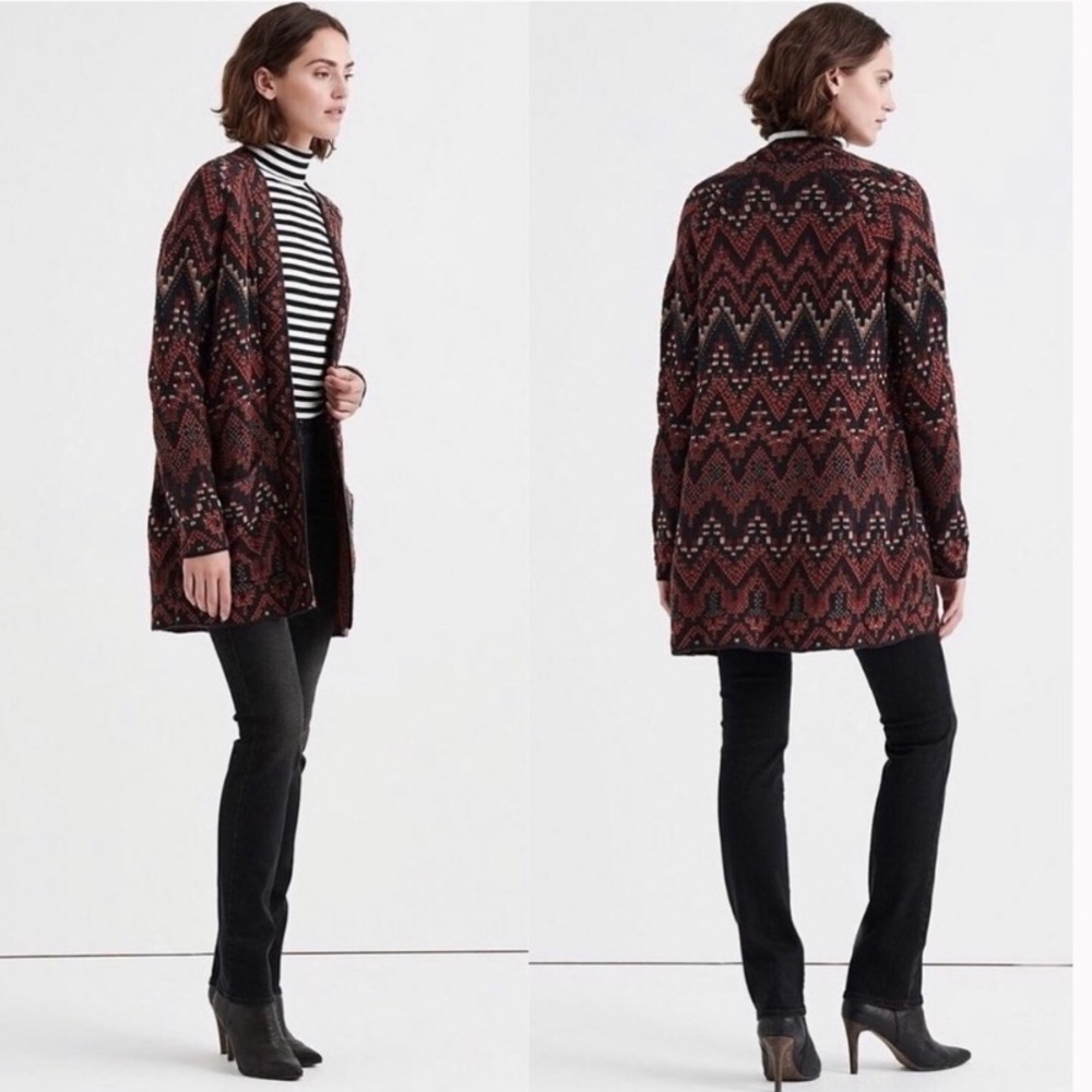 Lucky Brand long Cardigan size Large